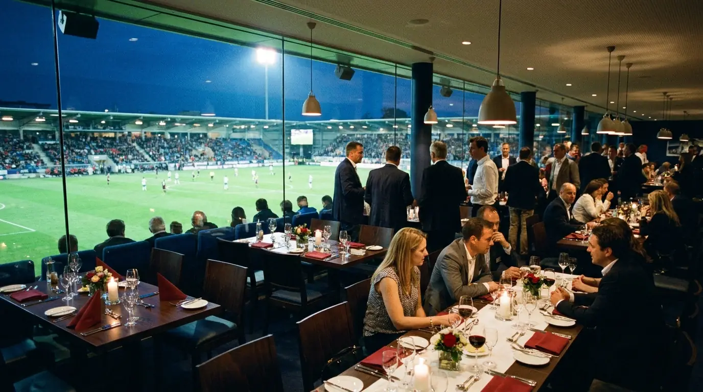 Hospitality e Club House: tavoli, sponsor, vista sul campo